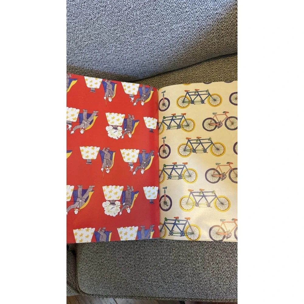 Vintage Wrapping Paper 1989 Super Wraps for Kids by Clair Moritz Y2K